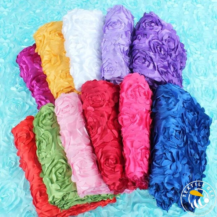 LY SATIN ROSETTE