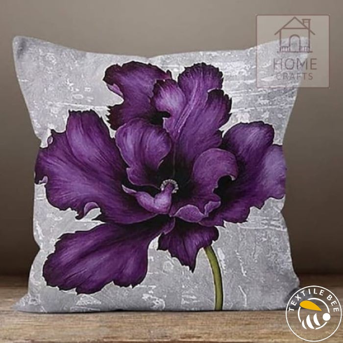 PURPLE FAMILY CUSHION COVER