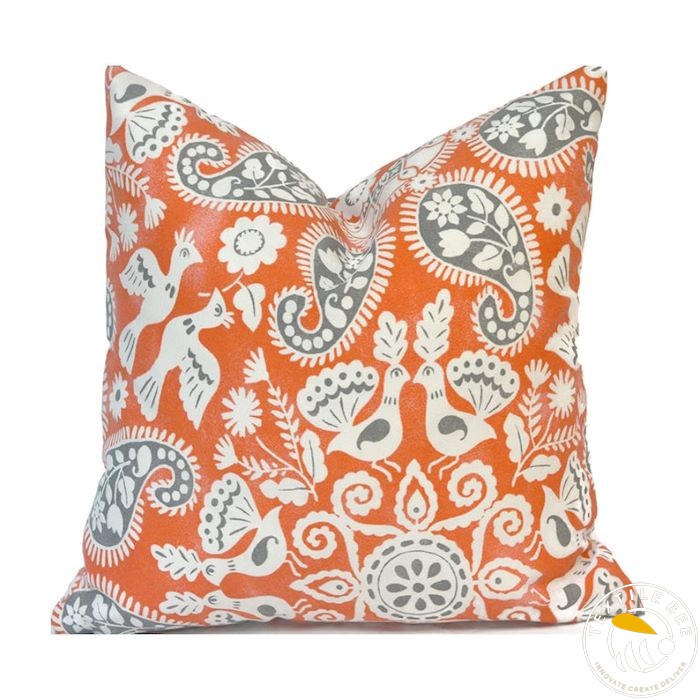 ORANGE FAMILY CUSHION COVER