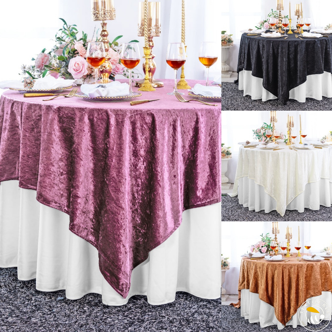 CRUSH VELVET OVERLAYS