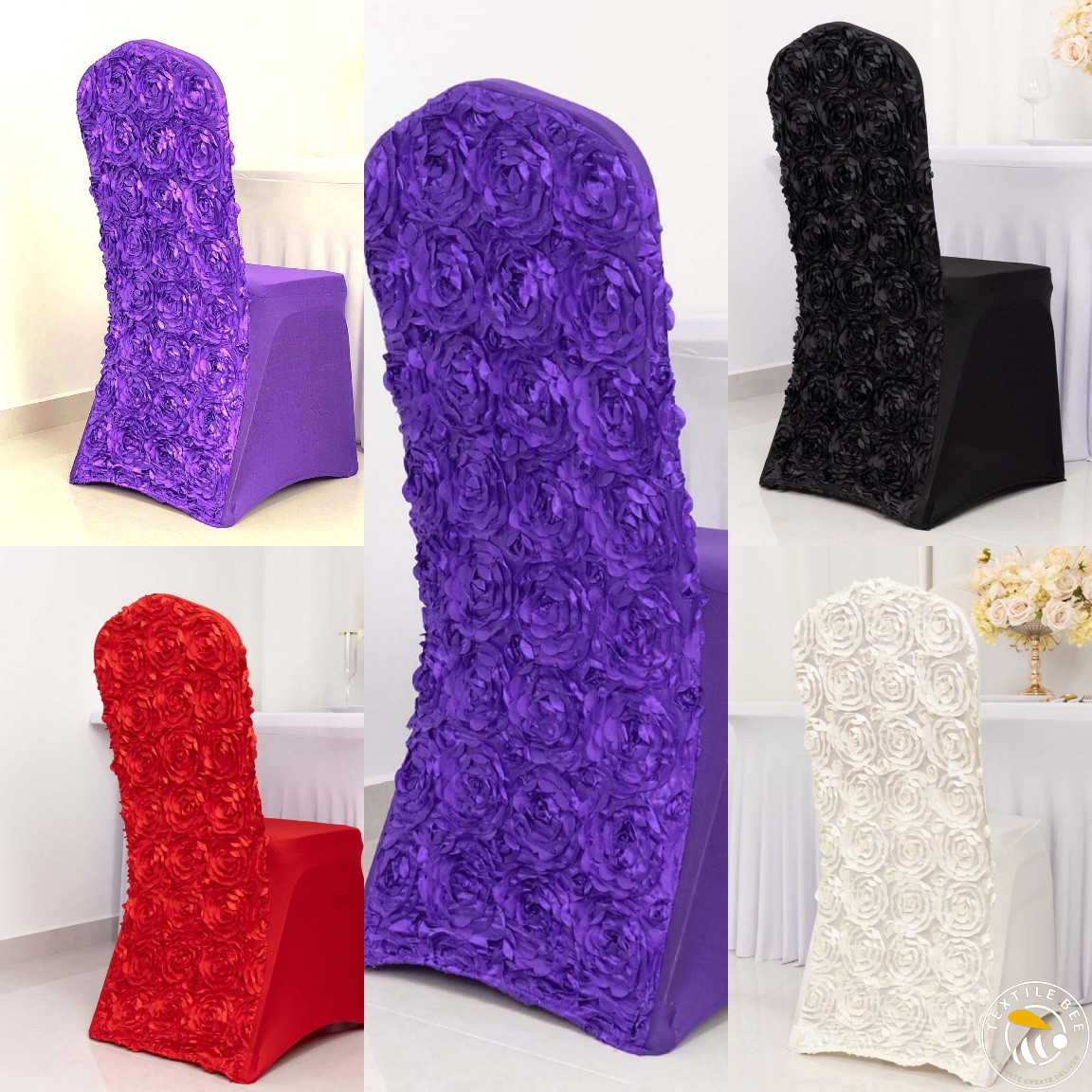 ROSETTE CHAIR COVERS