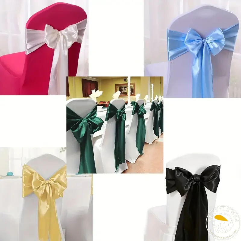 SATIN TIE BOWS