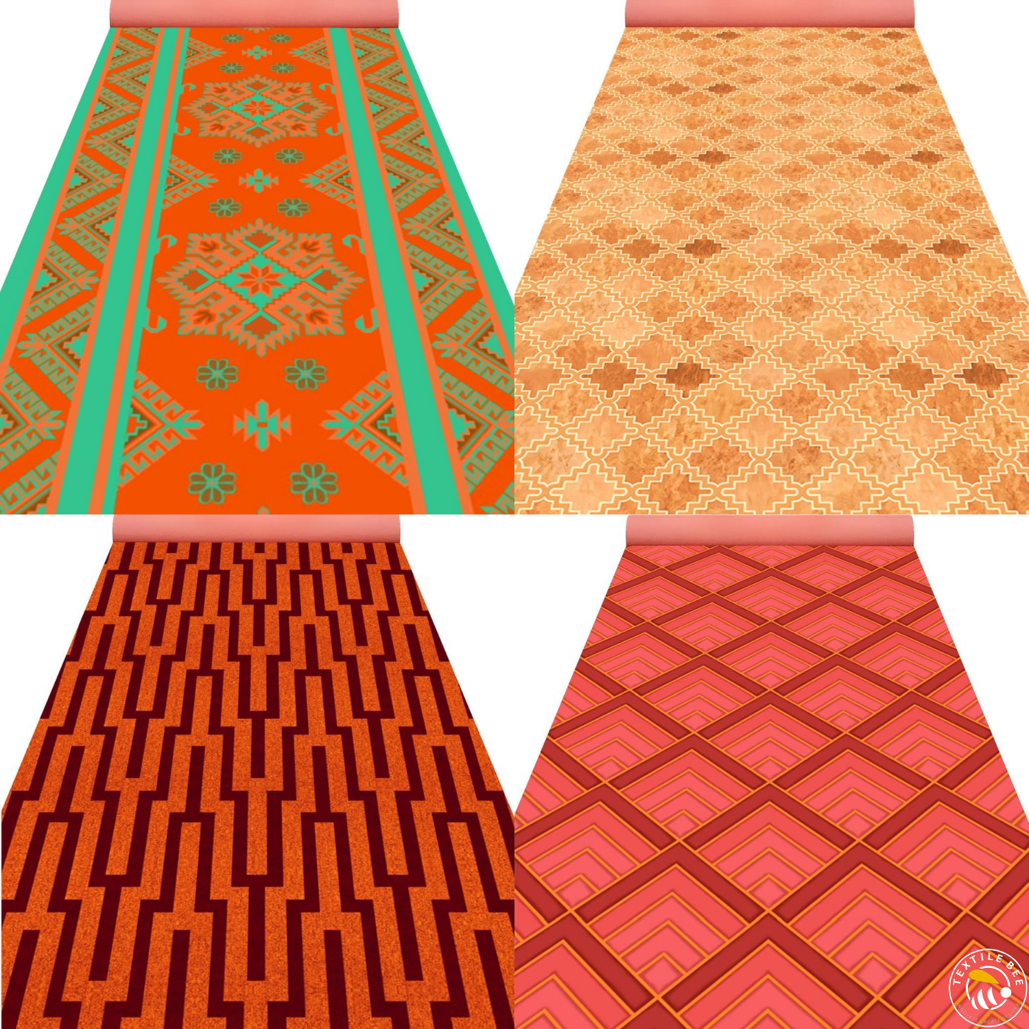 ORANGE THEME CARPET