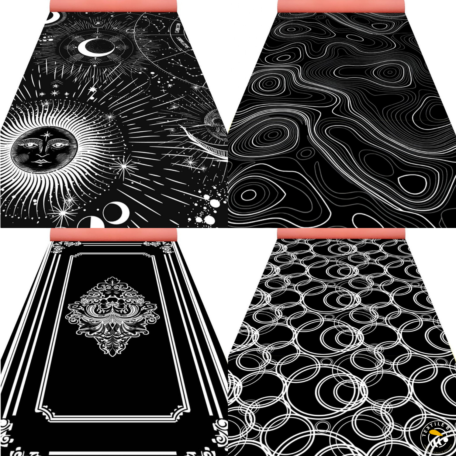 BLACK & WHITE THEME CARPET