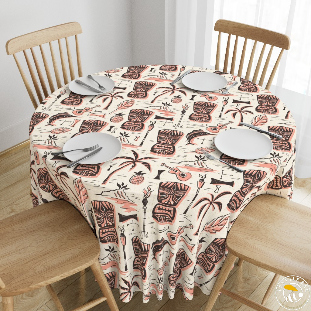 ART DECO PRINTED ROUNDERS